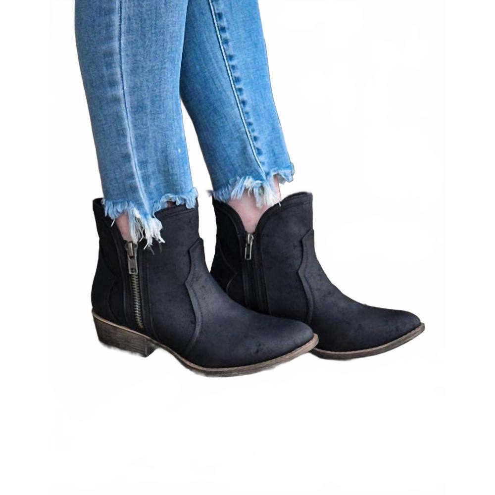 NEW VERY G women's evie boots in black - Picture 6 of 7